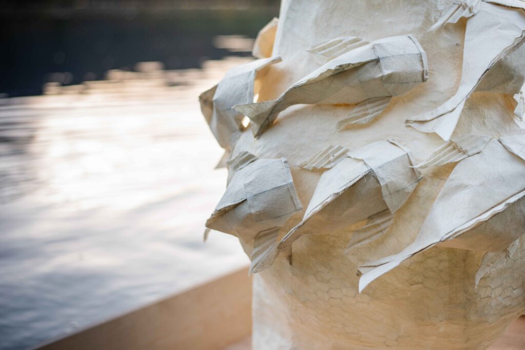 Light&Paper – Skulpturen auf dem Almsee